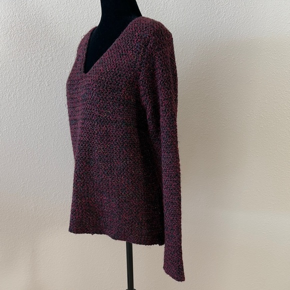 Avalin V-Neck Knit Sweater Large - Picture 4 of 8